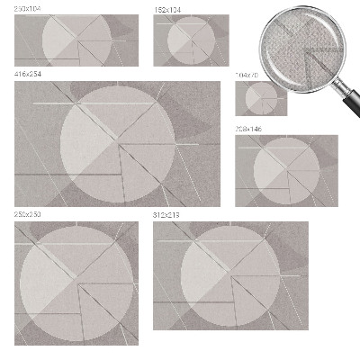 3D fototapetas sienoms su abstrakčia geometrine kompozicija