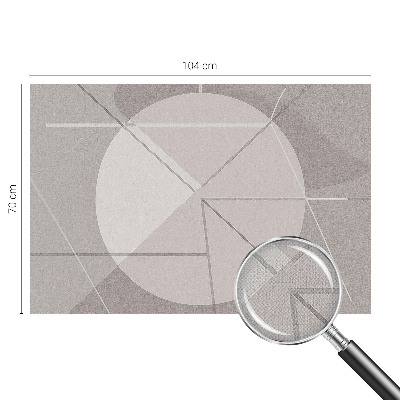 3D fototapetas sienoms su abstrakčia geometrine kompozicija