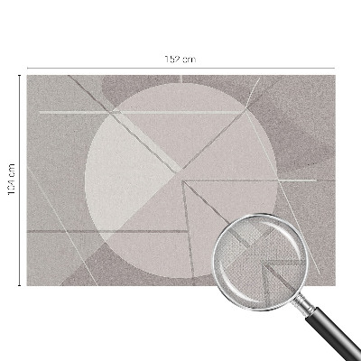 3D fototapetas sienoms su abstrakčia geometrine kompozicija