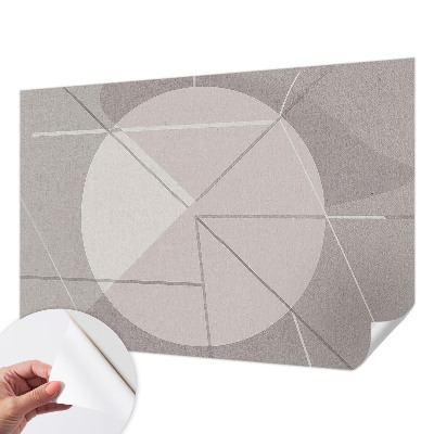 3D fototapetas sienoms su abstrakčia geometrine kompozicija