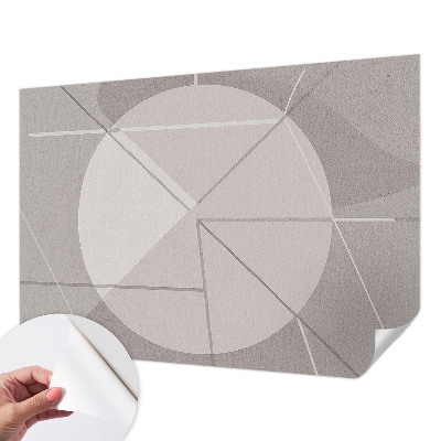 3D fototapetas sienoms su abstrakčia geometrine kompozicija
