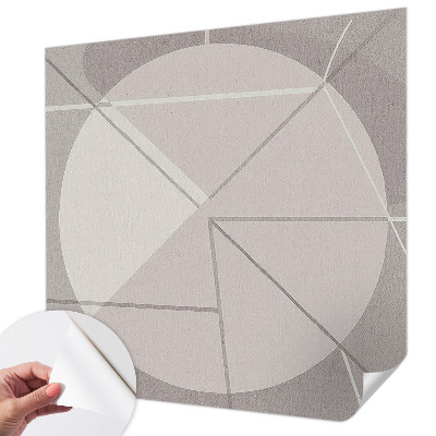 3D fototapetas sienoms su abstrakčia geometrine kompozicija