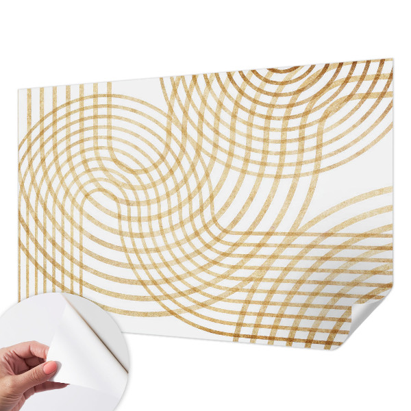 3D fototapetas su geometriniais elementais
