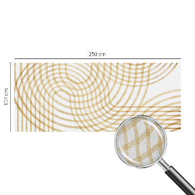 3D fototapetas su geometriniais elementais