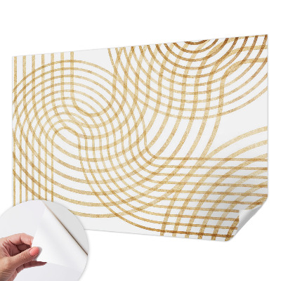 3D fototapetas su geometriniais elementais