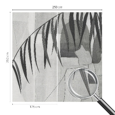 Fototapetas vaikams Abstraktus palmių