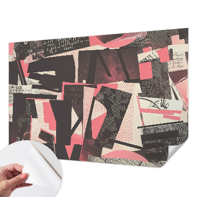 Fototapetai su geometriniu koliažu