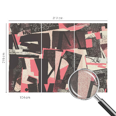 Fototapetai Geometrinis koliažas