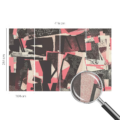 Fototapetai Geometrinis koliažas