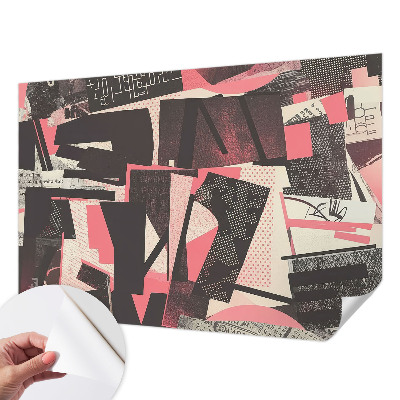 Fototapetai su geometriniu koliažu