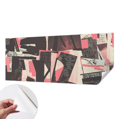 Fototapetai su geometriniu koliažu
