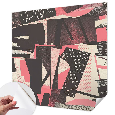 Fototapetai su geometriniu koliažu