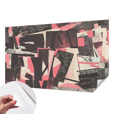 Fototapetai su geometriniu koliažu