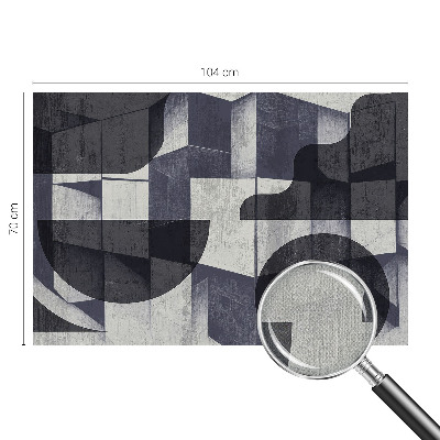 3D fototapetas sienoms su geometrine simetrija