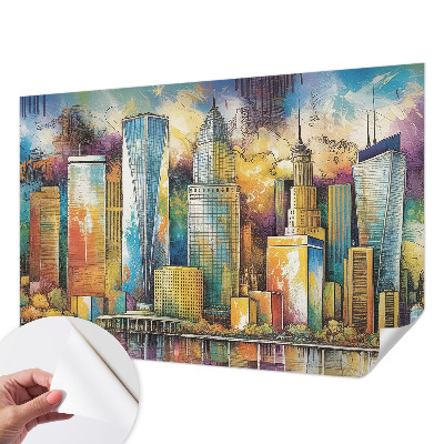 3D fototapetas su panorama