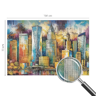 3D fototapetas su panorama