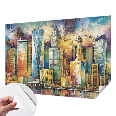 3D fototapetas su panorama