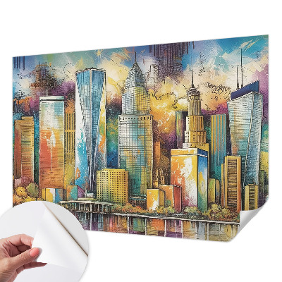 3D fototapetas su panorama