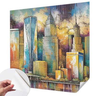 3D fototapetas su panorama