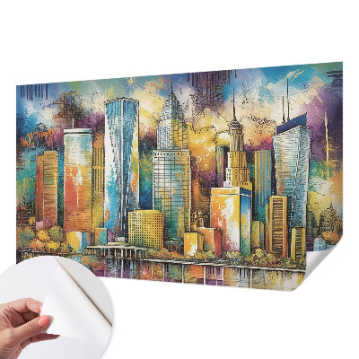 3D fototapetas su panorama