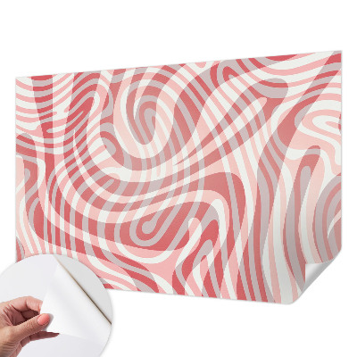 Savaime lipnus fototapetas Bølgede linjer