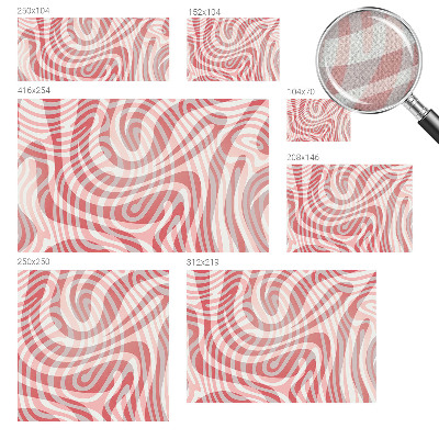 Savaime lipnus fototapetas Bølgede linjer