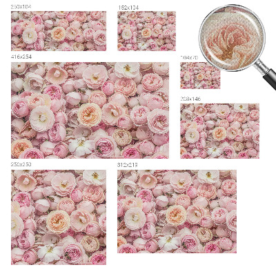 Savaime lipnus fototapetas su gėlių motyvu „Smukke Bloomster“