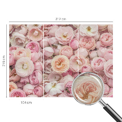 Savaime lipnus fototapetas su gėlių motyvu „Smukke Bloomster“