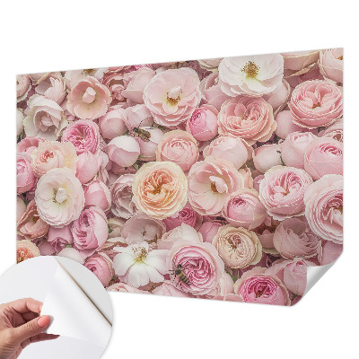 Savaime lipnus fototapetas su gėlių motyvu „Smukke Bloomster“