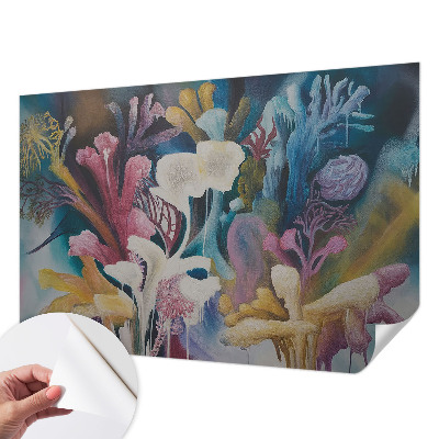 3D fototapetas su gėlių sprogimu