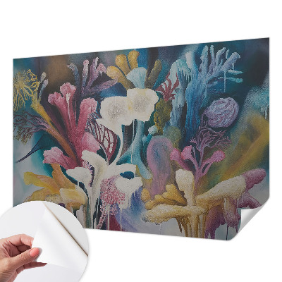 3D fototapetas su gėlių sprogimu