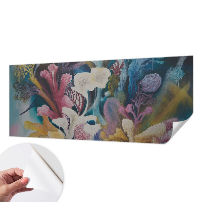 3D fototapetas su gėlių sprogimu