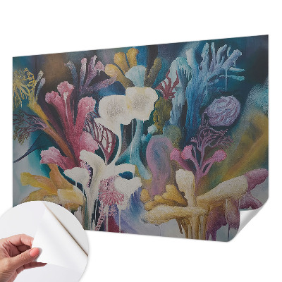 3D fototapetas su gėlių sprogimu