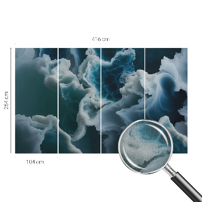 Savaime lipnus fototapetas Havbølger