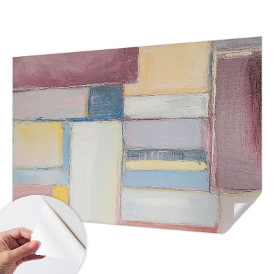 3D fototapetas sienoms su geometriniu raštu