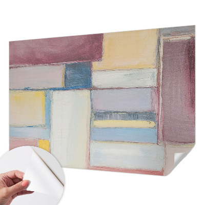 3D fototapetas sienoms su geometriniu raštu