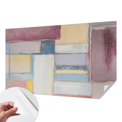 3D fototapetas sienoms su geometriniu raštu
