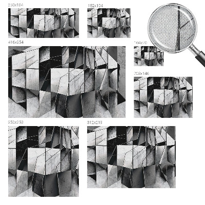 Fototapetas vaikams su geometrine abstrakcija