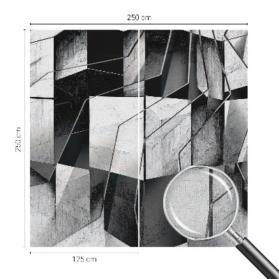 Fototapetas vaikams su geometrine abstrakcija