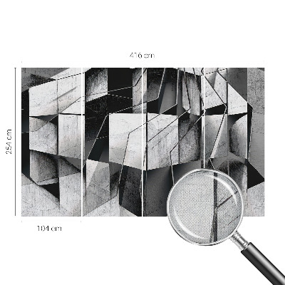 Fototapetas vaikams su geometrine abstrakcija