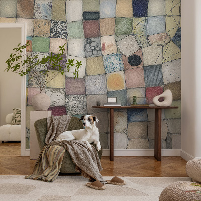 Savaime lipnus fototapetas Spalvinga mozaika