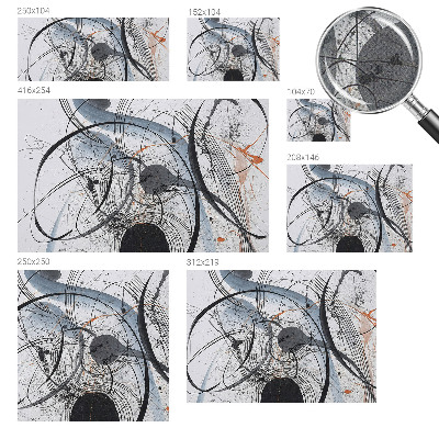 3D fototapetas sienoms su ekspresyvia abstrakcija