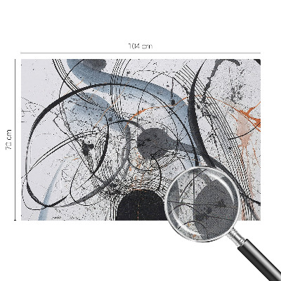 3D fototapetas sienoms su ekspresyvia abstrakcija