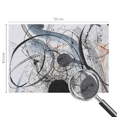 3D fototapetas sienoms su ekspresyvia abstrakcija