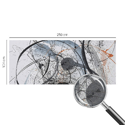 3D fototapetas sienoms su ekspresyvia abstrakcija