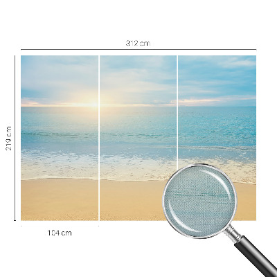 3D fototapetas su saulėlydžio motyvu