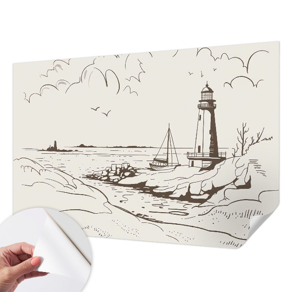 Savaime lipnus fototapetas Kystlandskab