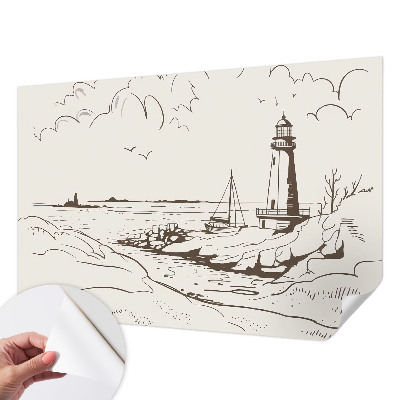 Savaime lipnus fototapetas Kystlandskab