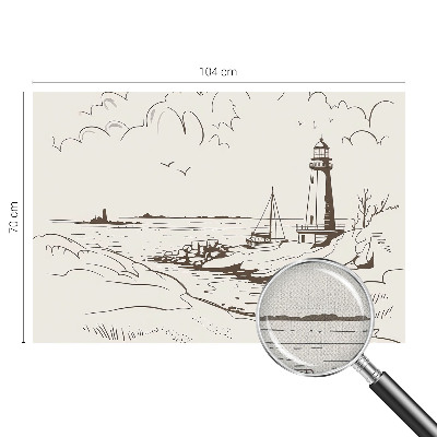 Savaime lipnus fototapetas Kystlandskab