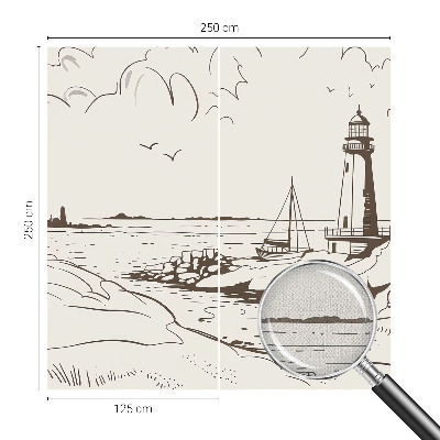 Savaime lipnus fototapetas Kystlandskab